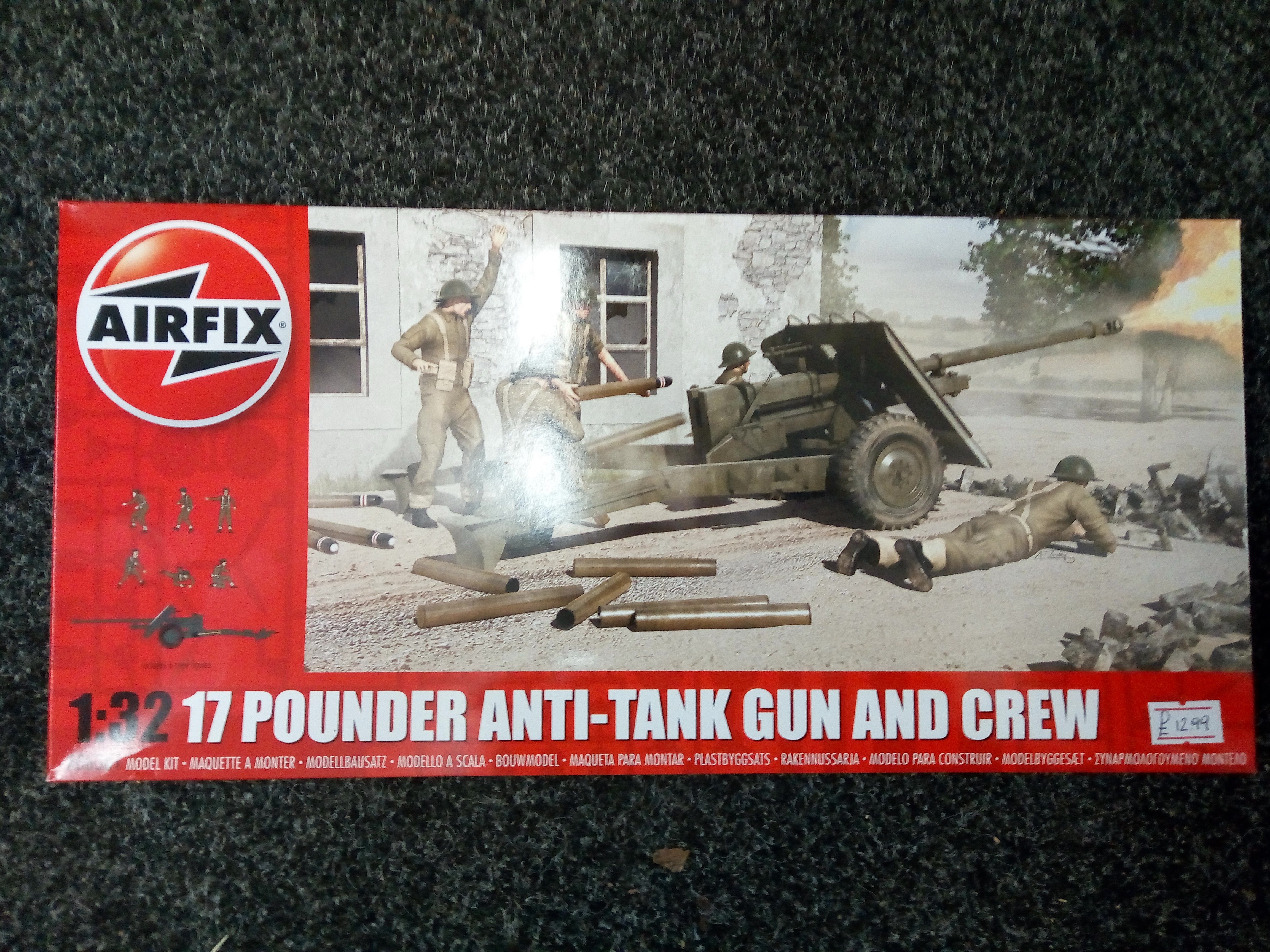 17 Pounder Anti Tank Gun & Crew