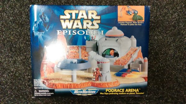 Star Wars Episode 1 Micromachines Galoob 1999 Podrace Arena Aldar Beedo Jabba