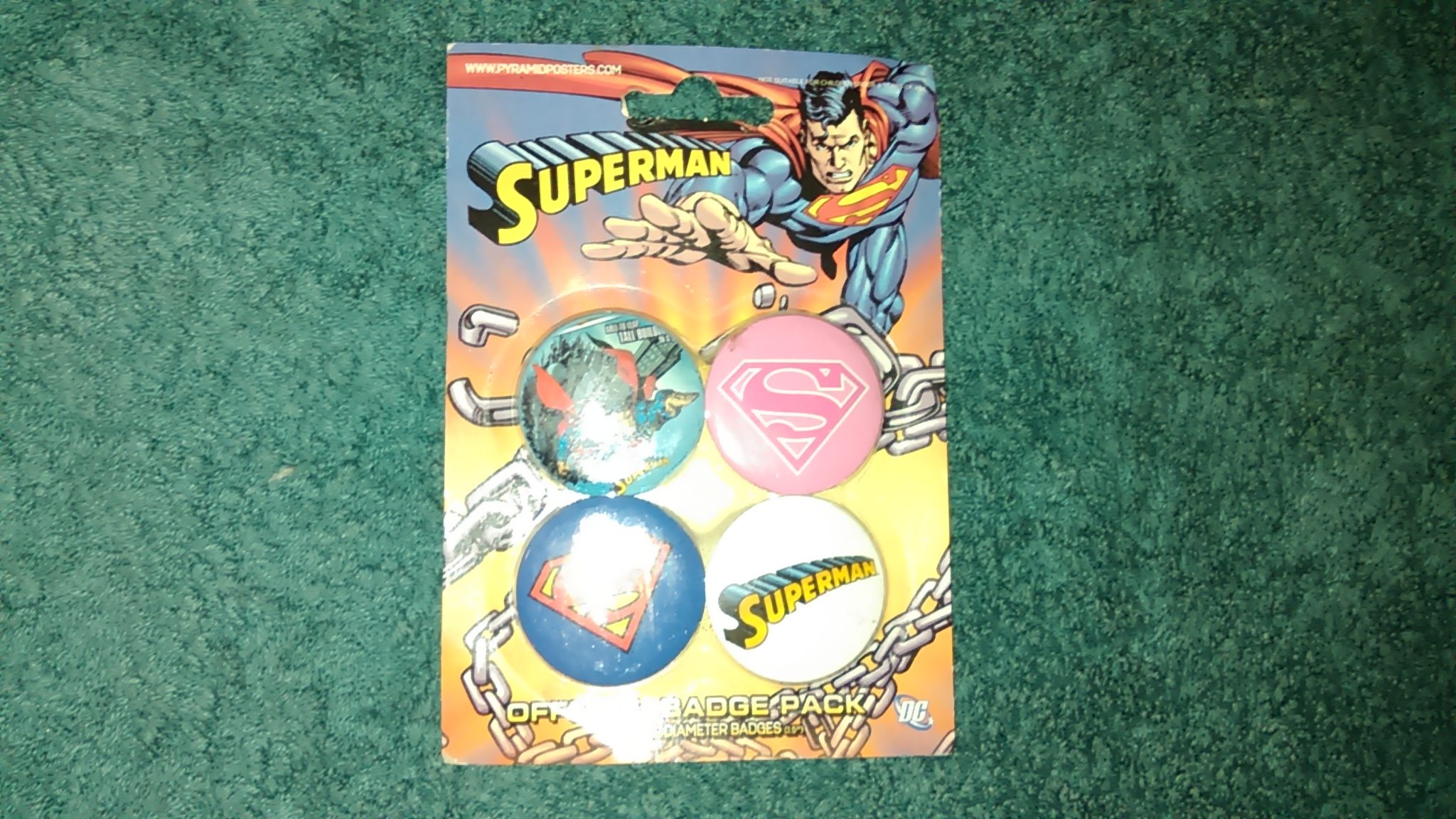 Superman Official Badge Pack